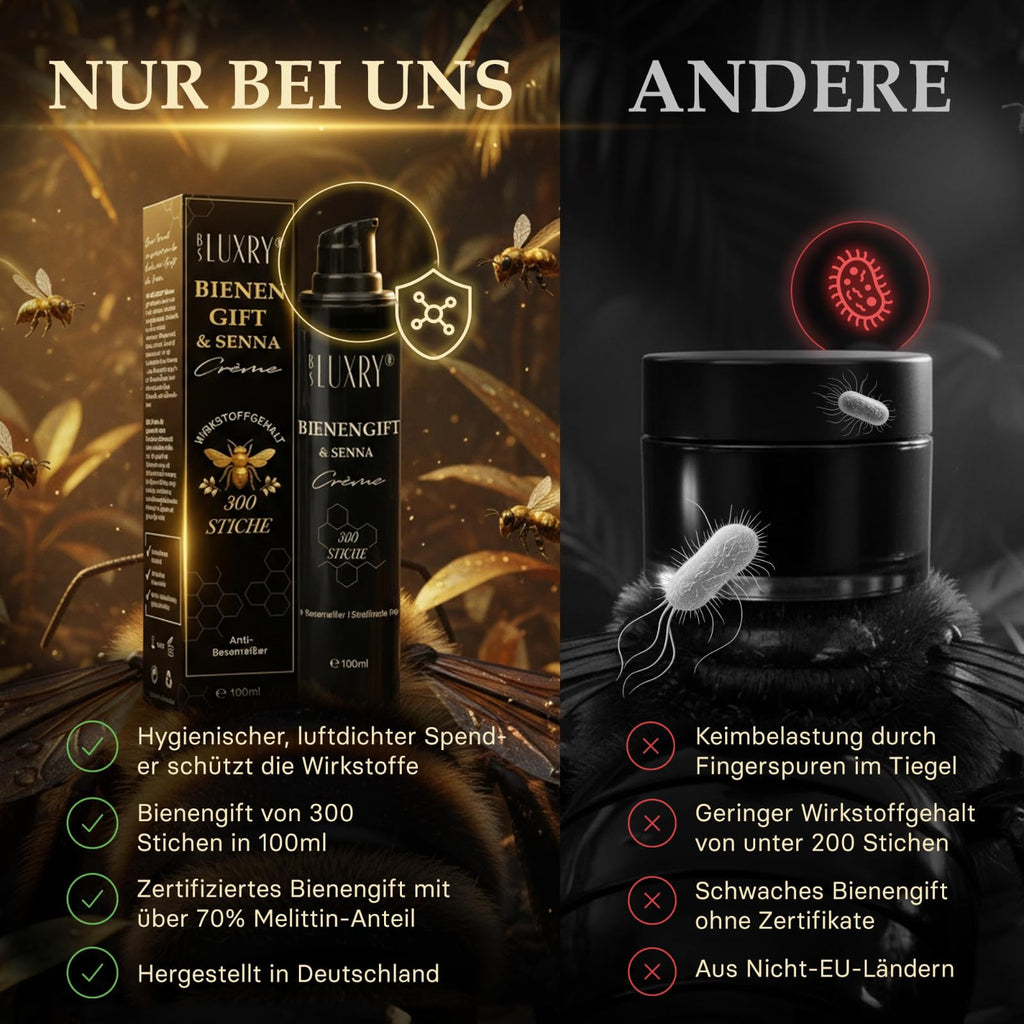 Bienengift & Senna Creme 100 ml – straffende Körperpflege