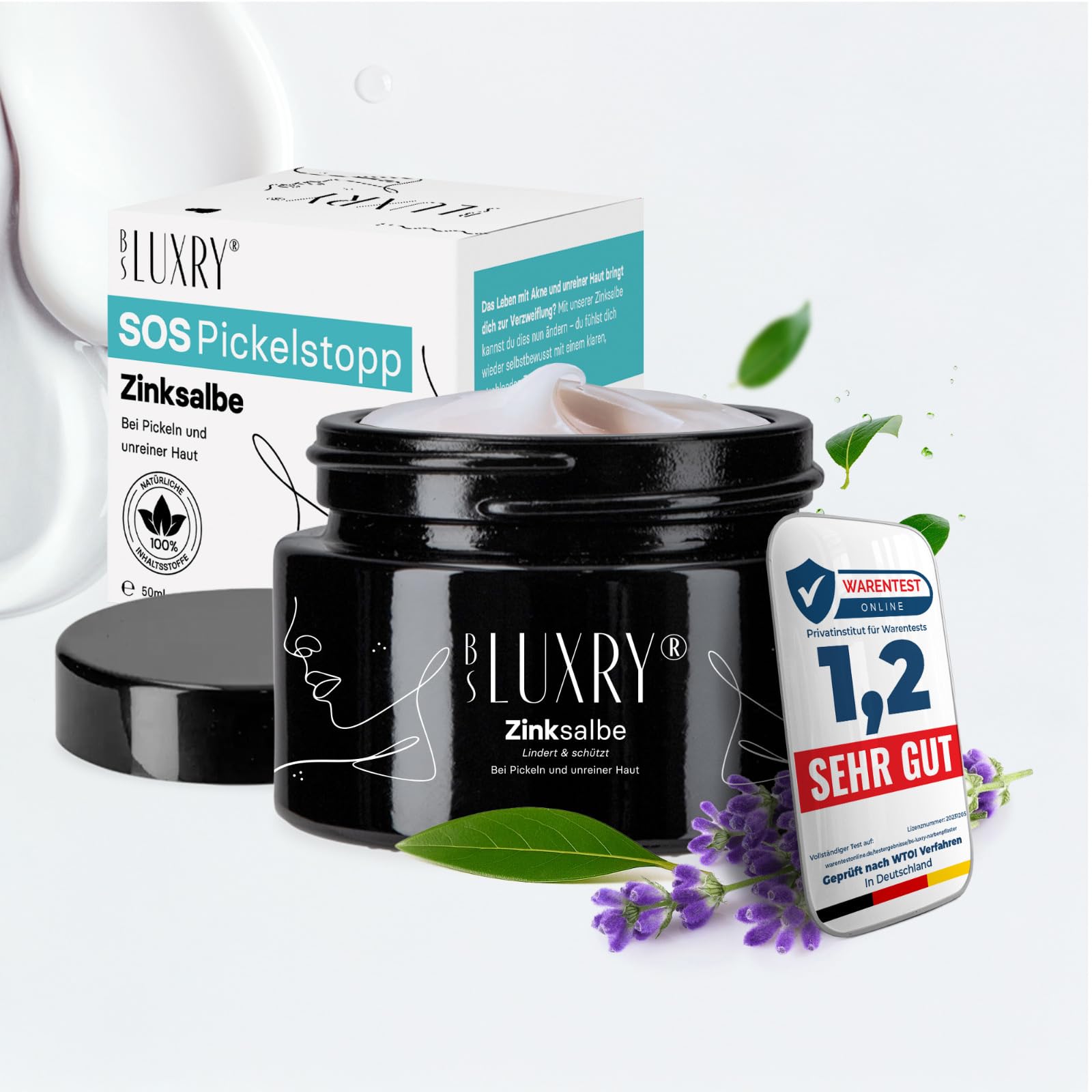 Zinksalbe gegen Pickel & Akne – 50 ml
